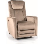 Signal elektrické polohovací Adonis Velvet béžová – Sleviste.cz