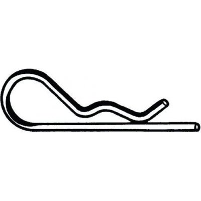 Vinutá závlačka pro šroub jednoduchá DIN 11024 Nerezocel A2 6 (=5 MM) – Hledejceny.cz