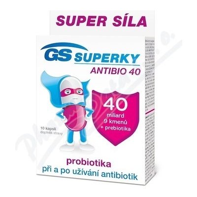 GS Superky Antibio 40 kapslí