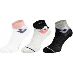 Lotto Squash 3P dívčí ponožky černá – Zboží Dáma