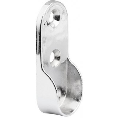Walteco Držák ovalné šatní tyče 30x15 mm se 3 montážními otvory chrom, 2 ks 92183 – Hledejceny.cz