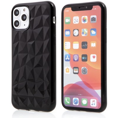 Pouzdro FORCELL Prism Apple iPhone 11 Pro Max - diamantové 3D povrch - gumové - čiré – Zboží Mobilmania