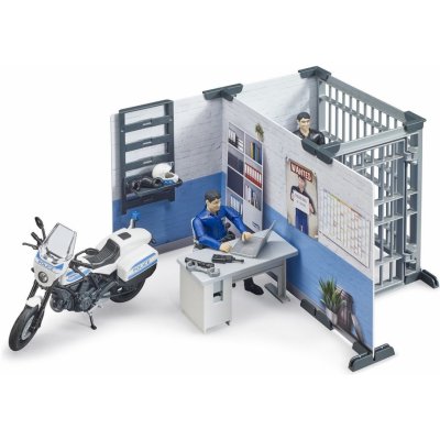 BRUDER 62732 Policejní stanice s motorkou ami – Zboží Mobilmania