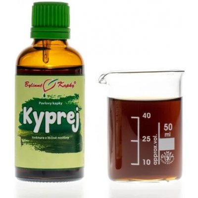 Bylinné kapky Pavlovy bylinné kapky Kyprej vrbice tinktura 50 ml – Hledejceny.cz