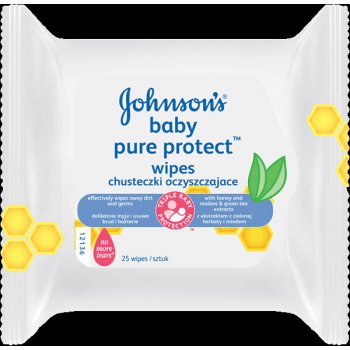 Johnson's Baby Wipes Pure Protect 25 ks