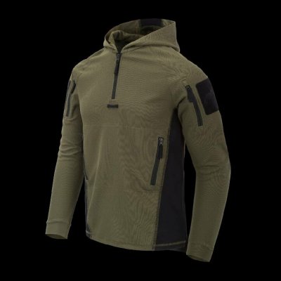 Mikina Helikon-Tex RANGE HOODIE TopCool Zelená/černá – Zboží Dáma