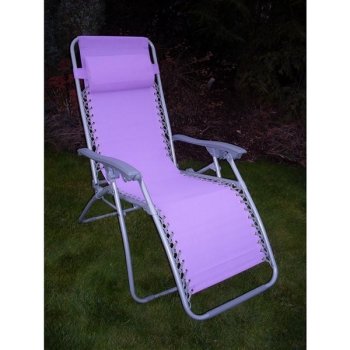 Relaxační campingové křeslo AN2320 fialové