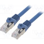 Gembird PP6A-LSZHCU-B-0.25M Patch, S/FTP, 6a, drát, Cu, LSZH, 0,25m, modrý – Sleviste.cz