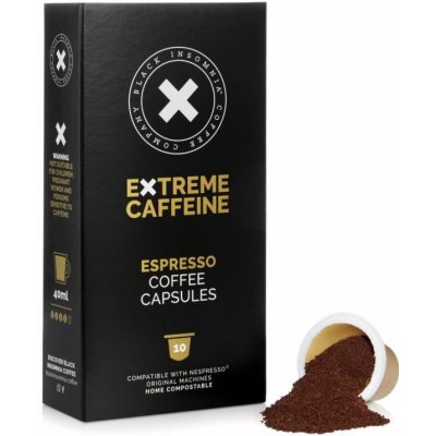 Insomnia Black kapsle Nespresso nejsilnější káva na světě 10 ks – Zboží Mobilmania