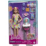 Barbie Chůva herní set v květinových šatech FHY97 – Zboží Mobilmania