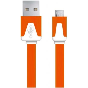 Esperanza EB183O - 590129991991 Micro USB 2.0 A-B M/M, 1m, plochý, oranžový