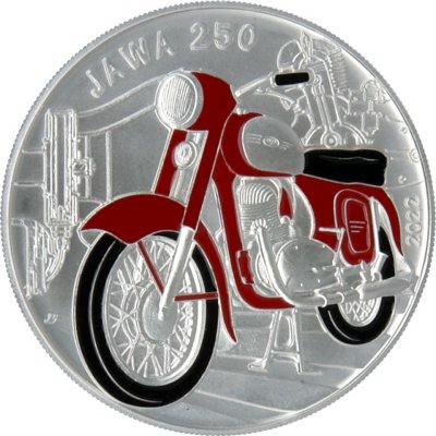 Česká mincovna Stříbrná mince 500 Kč Motocykl Jawa 250 2022 25 g – Hledejceny.cz
