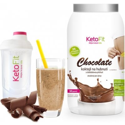 KetoFit čokokoktejl 1260 g - 50 porcí – Zboží Dáma