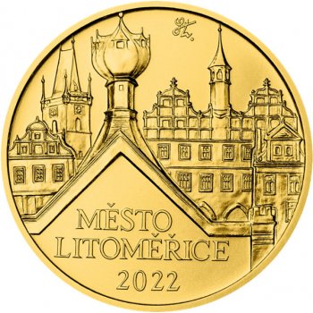 ČNB Zlatá mince 5000 Kč Město Litoměřice 2022 Standard 1/2 oz