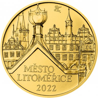 ČNB Zlatá mince 5000 Kč Město Litoměřice 2022 Standard 1/2 oz – Zboží Mobilmania