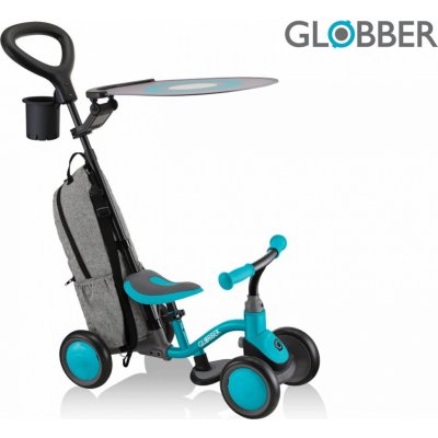 Globber 3v1 Deluxe Learning Bike 3in1 Deluxe Teal