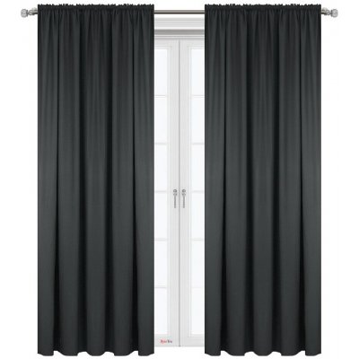 Fliying Dekorační závěs s řasící páskou Melanie 145x250 cm - šedý(cena za 1 kus) – Hledejceny.cz