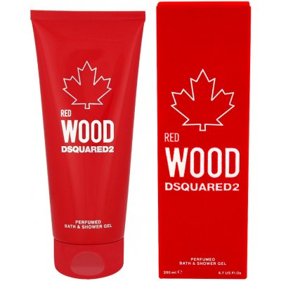 Dsquared2 Red Wood Bath and Shower Gel sprchový gel 200 ml – Zboží Mobilmania