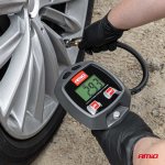 Amio 04482 Nafukovací pistole s digitálním manometrem 18 bar – Zboží Mobilmania