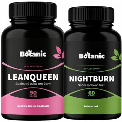 Botanic LeanQueen a NightBurn spalovače tuků 150 kapslí – Hledejceny.cz
