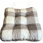 TiaHome Karo hnědé 40 x 40 cm – Zboží Dáma