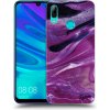 Pouzdro a kryt na mobilní telefon Huawei Picasee silikonové Huawei P Smart 2019 - Purple glitter čiré