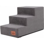 Doggy Schody pro psa SAVOY šedé S výška 30 cm 3 schody – Hledejceny.cz