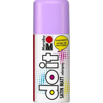 Marabu Akrylová barva Satin Matt ve spreji 150ml levandulová matná – Hledejceny.cz