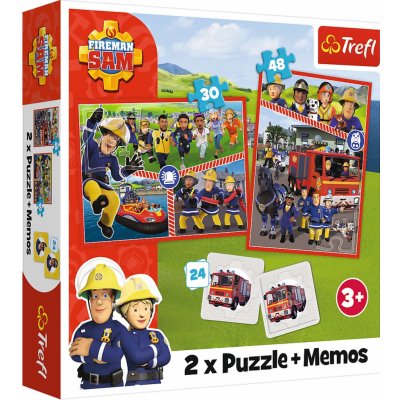 Trefl Puzzle 2v1 Puzzle a pexeso Poiarnik Sam 1-39 dílků – Zboží Mobilmania