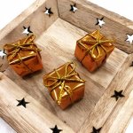 Vánoční dáreček balíček měděný 25 x 25 x 25 mm 1 ks – Hledejceny.cz