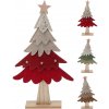 Vánoční dekorace MFP Paper stromeček dřevěný zelený 29cm JY-18G
