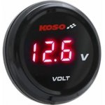 KOSO i-GEAR Voltmetr Červený displej BA067R00