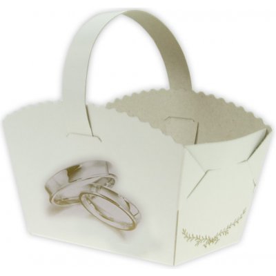 Svatební košíčky 'Bezděz' - prstýnky – Sleviste.cz