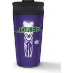 CurePink Nerezový cestovní hrnek DC Comics The Joker Straight Outta Arkham objem fialový MTM25370 450 ml – Hledejceny.cz