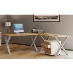 VCM Lona 160 x 160 x 50 X-nohy dub medový – Zboží Dáma VCM Lona 160 x 160 x 50 X-nohy dub medový – Zboží Dáma