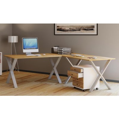 VCM Lona 160 x 160 x 50 X-nohy dub medový – Zboží Dáma VCM Lona 160 x 160 x 50 X-nohy dub medový – Zboží Dáma