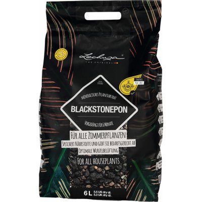 Lechuza Blackstonnepon minerální substrát pro pokojové rostliny 6 l – Zbozi.Blesk.cz