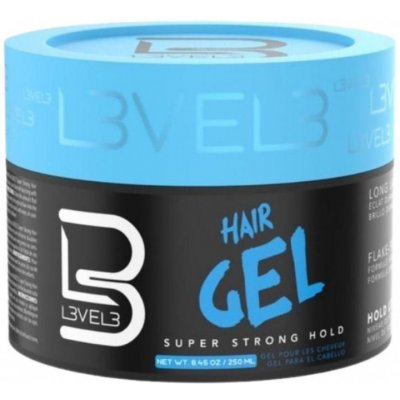 L3VEL3 Hair Gel Super Strong gel na vlasy se silnou fixací 250 ml