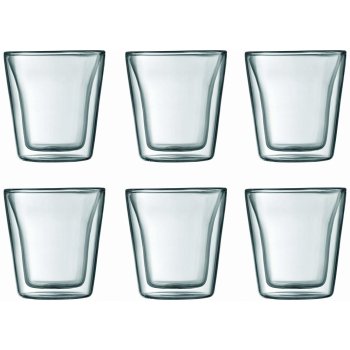 Bodum Set Dvoustěnná sklenice CANTEEN 6 x 100 ml