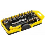 LEVIOR Sada oboustranná ráčna s bity a adaptery 1/4" 23ks 18421 – Zboží Dáma