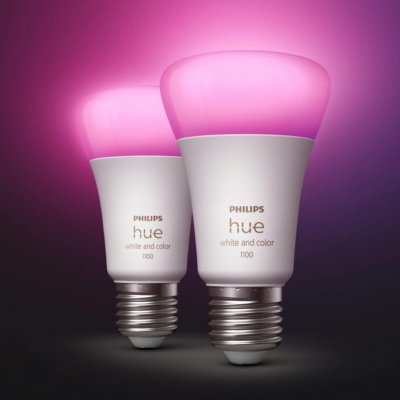 Philips Hue White&Color Ambiance E27 9W 1100lm 2ks 871951429131700 – Zboží Mobilmania