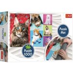 TREFL Puzzle Kočky 1000 dílků + Podložka pod puzzle – Sleviste.cz