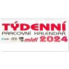 Kalendář Pracovní midi týdenní stolní 2024