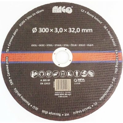 Magg Řezný kotouč 300 x 3,0 x 32,0 mm RK30030 – Zboží Mobilmania