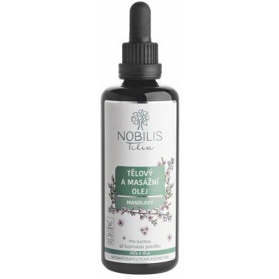 Nobilis Tilia Tělový a masážní olej Mandlový 100 ml – Zboží Mobilmania