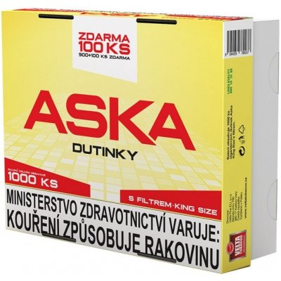 Aska 1000ks cigaretové dutinky – Zbozi.Blesk.cz