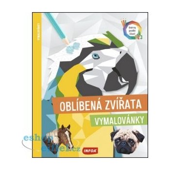 Oblíbená zvířátka Vymalovánky