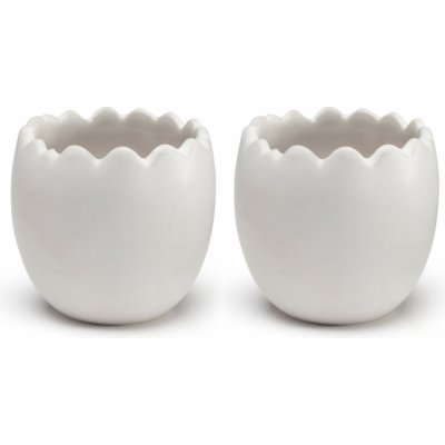 Cooee Design keramika stojánek na vejce white set 2 ks – Zboží Mobilmania