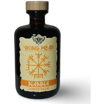 Hřebečská medovina Viking Mead Nanna Lemon Balm klášterní 0,5 l – Zboží Dáma