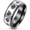 Prsteny Šperky4U ocelový prsten karetní motivy OPR1763